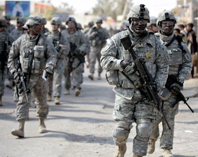 ألف جندي أميركي سيبقون بالعراق إلى نهاية عام 2011.