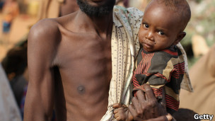 كانت المجاعة اشد بين الصوماليين