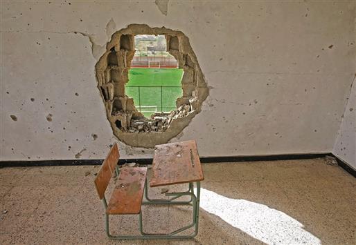 في احدى مدارس سرت الليبية في العام 2012