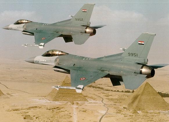 طائرات حربية تابعة للقوات المصرية في مناورات تبوك-1. أرشيف