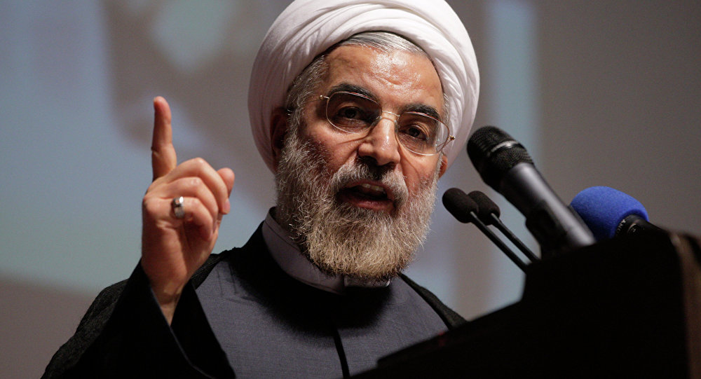 روحاني: الأمريكيون قلقون من استقلال إيران .. وسنرد بالمثل على العقوبات الإمريكية.