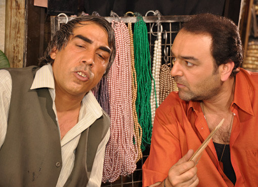 أيمن رضا وسامر المصري في مشهد من مسلسل أبو جانتي