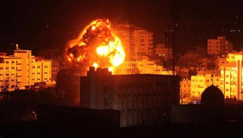 إسرائيلية ليلية على قطاع غزة