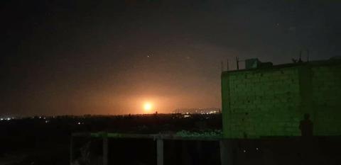  الجوية تتصدى لصواريخ إسرائيلية في سماء دمشق