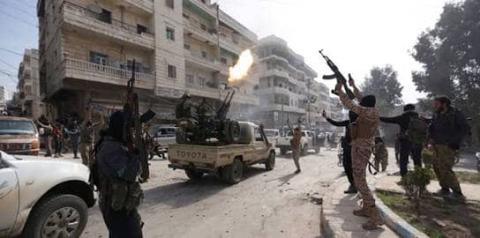  بالأسلحة الثقيلة بين الفصائل المدعومة تركياً… في ريف حلب الشمالي