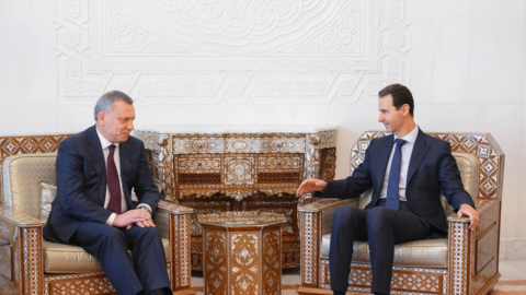  بوريسوف، والرئيس السوري بشار الأسد