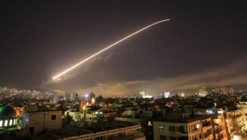  صاروخي إسرائيلي على دمشق