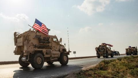  عشرات الآليات للاحتلال الأمريكي إلى منطقة رميلان الأهم في سورية بحقول النفط