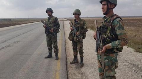 للجيش يمنع دورية أمريكية من العبور عبر طريق حلب-الحسكة-الرقة