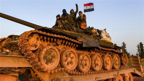  ميداني-أرتال للجيش العربي السوري إلى شرق الفرات للانتشار في ريف الحسكة