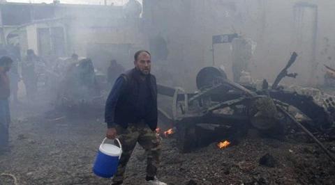  .. ضحايا مدنيون جراء انفجار عربة مفخخة في منطقة احتلتها تركيا مؤخراً
