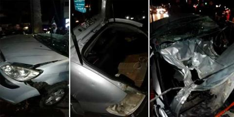 وفاة شخص جراء تدهور سيارة على أوتستراد المزة بدمشق