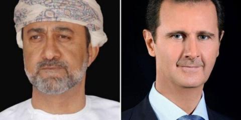 اتصال هاتفي بين الرئيس الأسد والسلطان هيثم بن طارق آل سعيد.