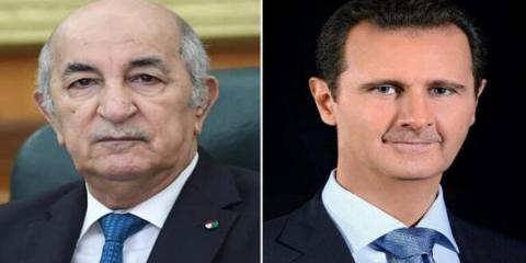  الأسد يبرق للرئيس تبون معزيا بضحايا الحرائق في الجزائر