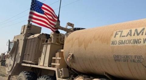  الأمريكي يُخرج من الأراضي السورية خلال يوم واحد أكثر من 100 صهريج نفط