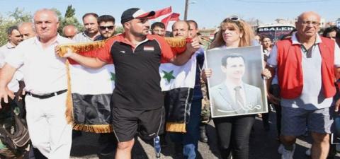  جريح في الجيش يتحدى إصابته ويبدأ مسيرا من قريته بريف مصياف إلى دمشق