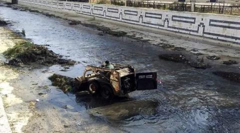  دمشق تستمر بتنظيف مجرى نهر بردى