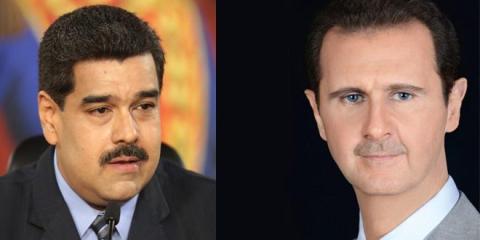  مادورو يهنئ الرئيس الأسد بفوزه في الانتخابات الرئاسية