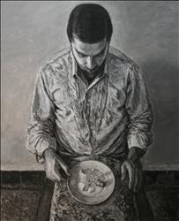 لوحة للفنان اللبناني أسامة بعلبكي 