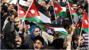 تطالب حركة "شباب 24 آذار" باصلاحات سياسية في الأردن