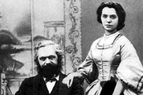 ماركس وزوجته جيني عام 1850