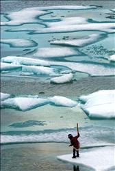 القطب الشمالي في مهب التغير المناخي (عن الانترنت) 