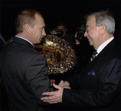 مع الرئيس الروسي فلاديمير بوتين