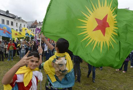 حمل أردوغان دميرتاش، المسؤولية عن عمليات عنف شهدتها مدن تركية خلال معركة عين العرب (كوباني) (أ ف ب) 