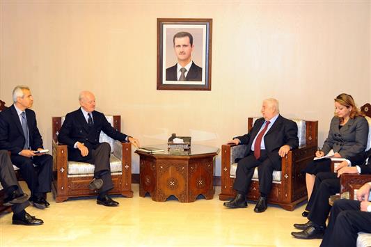 أكد وزير الخارجية السوري وليد المعلم، السبت، ضرورة الحصول على قائمتين، واحدة بأسماء التنظيمات "الإرهابية" وأ</body></html>