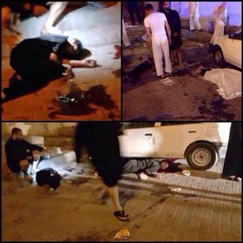 ضحايا الهجوم الذي استهدف حسينية في منطقة الإحساء شرق السعودية أمس (عن الإنترنت)