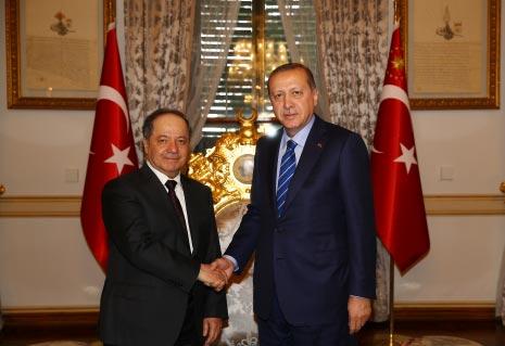 حضر اللقاء بين الرجلين حقان فيدان وصهر أردوغان (الأناضول) 