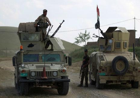 أمر العبادي بإرسال المزيد من القوات إلى الحدود العراقية ــ السورية (أ ف ب) 