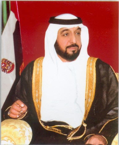 الشيخ خليفة بن زايد آل نهيان رئيس دولة الامارات العربية المتحدة
