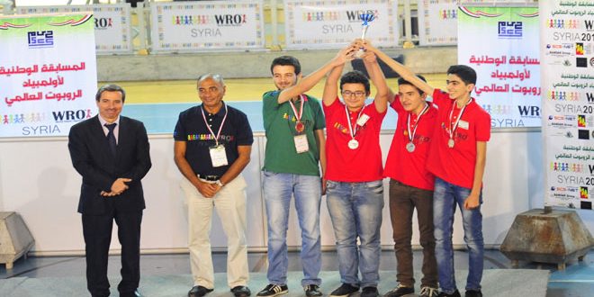 تكريم الفرق الفائزة في نهائيات المسابقة الوطنية لأولمبياد الروبوت العالمي
