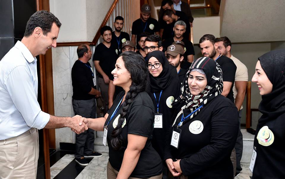 الرئيس الأسد لوفد شبابي عربي: التغيير يتطلب انخراطاً فعلياً في العمل على الأرض