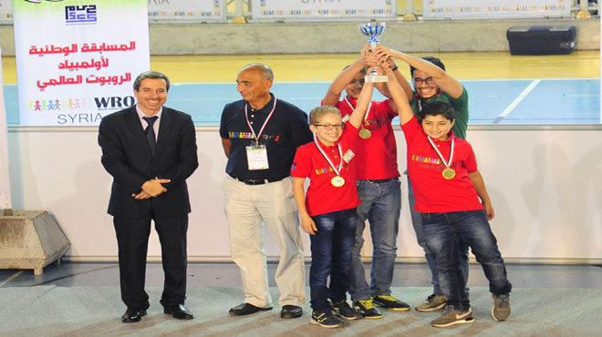 تكريم الفرق الفائزة في نهائيات المسابقة الوطنية لأولمبياد الروبوت العالمي