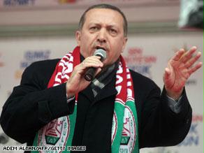 أردوغان قال إن تركيا لن تتجاهل فلسطين ولن تتوقف عن دعم غزة.