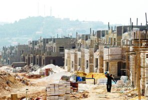 اعمال بناء في مستوطنة قرب بيت لحم