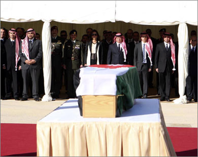 الأردن في استقبال جثمان الشريف علي بن زيد قادما من أفغانستان.