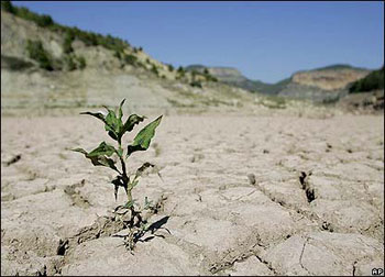 الاحتباس الحراري يهدد بنقل الجفاف مناطق سكانية مكتظة.