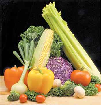 الخضراوات غنية بالفيتامينات لكنها خالية من الحديد والبروتين