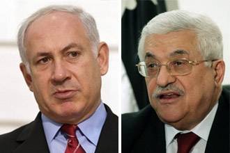 الرئيس عباس ورئيس وزراء الإحتلال نتنياهو