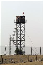 برج مراقبة مصري على الحدود مع فلسطين المحتلة
