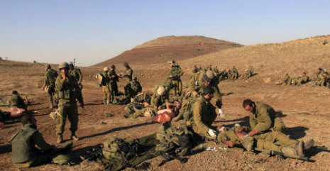 جنود إسرائيليّون خلال مناورات في الجولان المحتلّ الشهر الماضي
