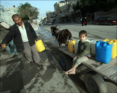 حصة الفلسطينيين من الماء أقل من ربع حصة الإسرائيليين