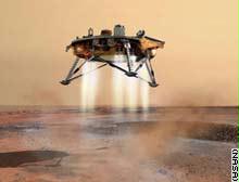 فينيكس في عملية هبوطها الافتراضية على المريخ